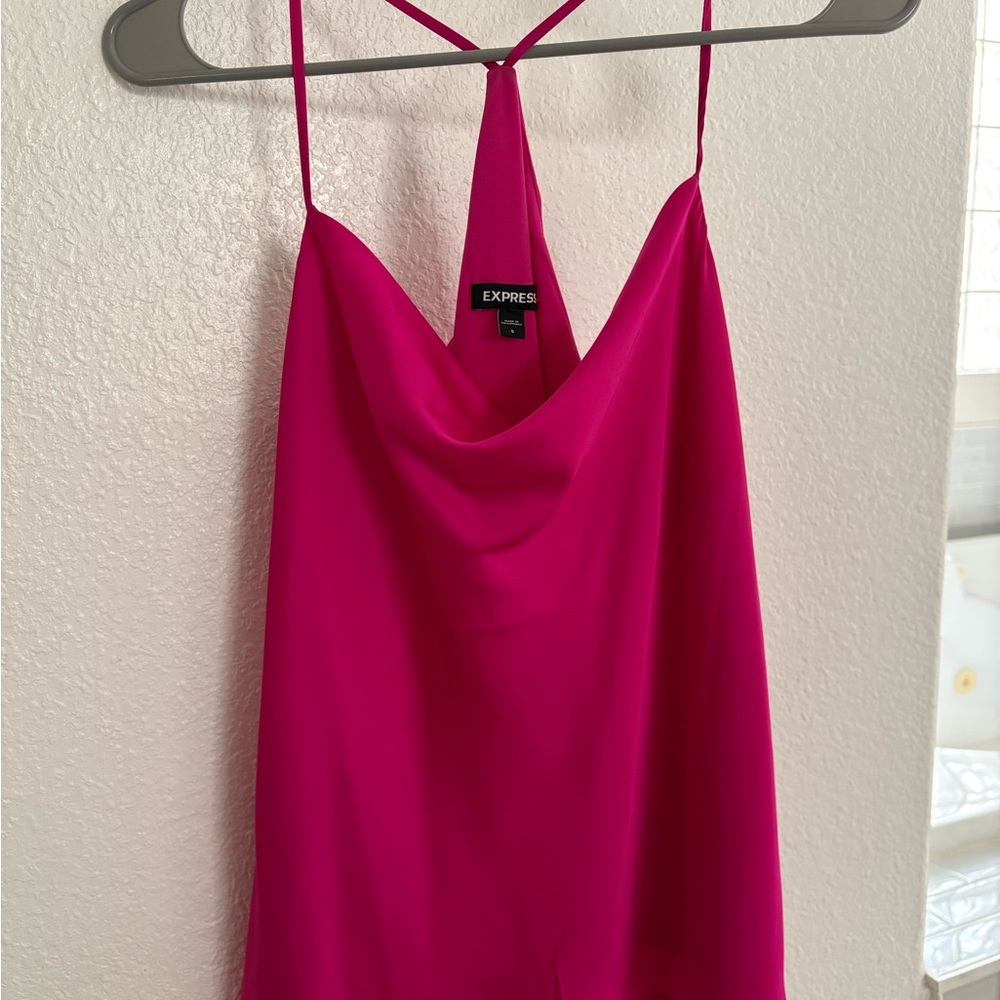 Express Women's Pink Top